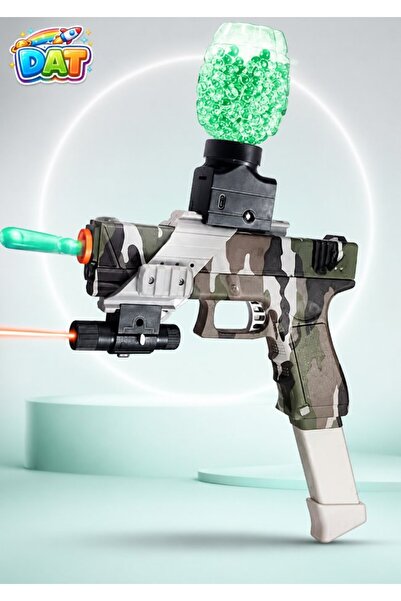 DAT Electric Gel Water Bead Blaster Toy Gun with Laser Sight & Hopper Magazin...