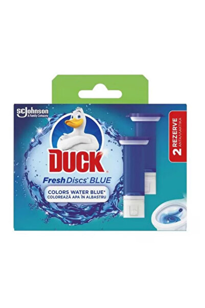 DUCK GEL TOILET DEODORANT REFILL FRESH DISCS 2X36ML/BOX
