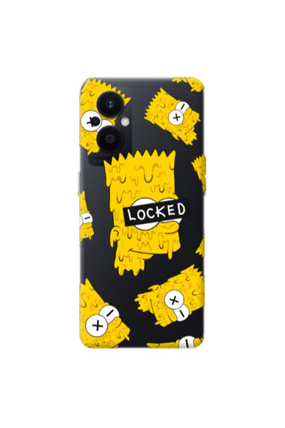 Other Oppo Reno 7 Lite Bart Simpson Transparent Silicone TPU Θήκη