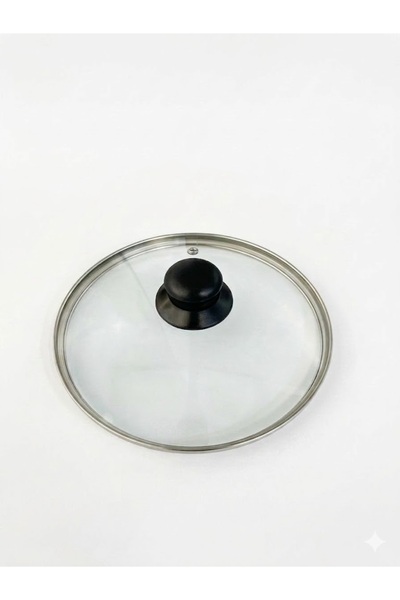 OEM GP Heat-Resistant Glass Lid, 22 cm, with Anatomical Handle and Stainless ...