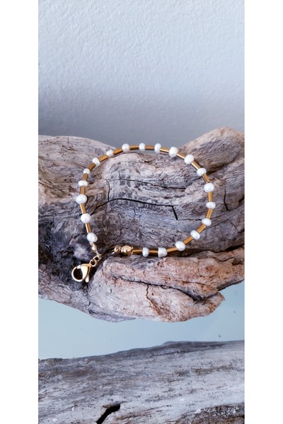 Manolibera Jewellery Βραχιόλι με Πέρλες Φαίδρα