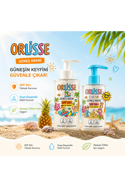 Orlisse Children's Sunscreen Spf 50+ |   High Protection Special for Sensitiv...
