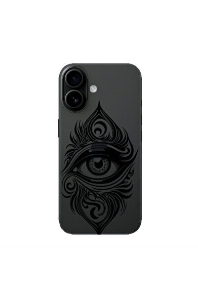 Other Apple Iphone 16 plus Eye patterned drawing Transparent Silicone TPU Θήκη