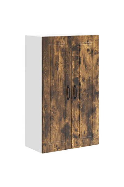 vidaxl Dulap de bucătărie cu raft Stejar fumuriu 60 x 31 x 100 cm