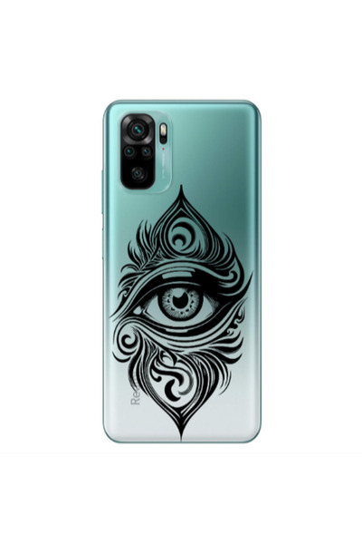 Other Xiaomi Redmi Note 10S Eye patterned drawing Transparent Silicone TPU Θήκη
