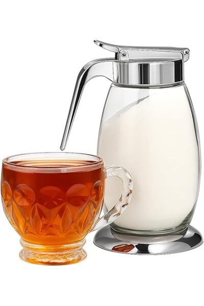 fitto Sugar or Syrup Dispenser with Cast Zinc Lid, 600 ml