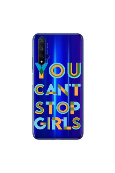 Other Huawei Nova 5 T You Cant Stop Girls Transparent Silicone TPU Θήκη