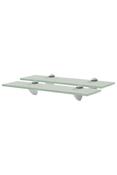 vidaxl Rafturi suspendate, 2 buc,. 40 x 10 cm, sticlă, 8 mm