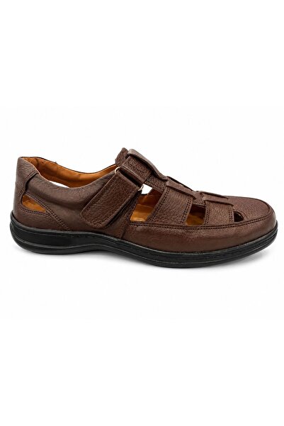 PAPUCUMUN DÜNYASI Men's Genuine Leather Orthopedic Gel Sole Comfortable Daily...