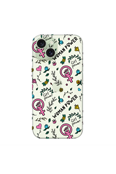 Other Apple iPhone 15 Plus Woman Power Transparent Silicone TPU Θήκη