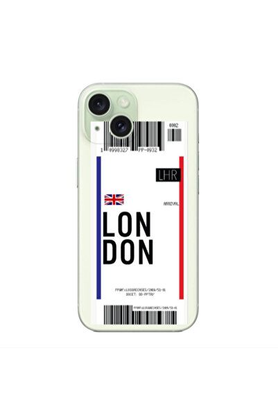 Other Apple iPhone 15 London Arrival Transparent Silicone TPU Θήκη
