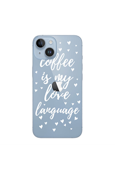 Other Apple iPhone 14 Plus Coffe is my love language Transparent Silicone TPU...