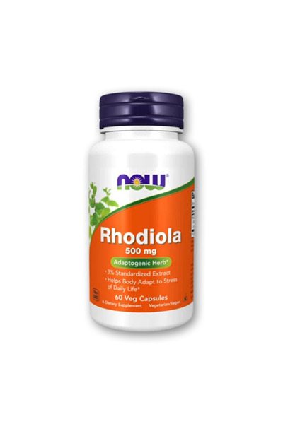 Now Foods Rhodiola 500mg adaptogenic (Rhodiola helps the body adapt to the st...