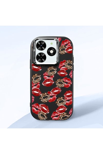 Hontinga Infinix Smart 8 Pro Compatible Case Camera Protector Black Silicone ...