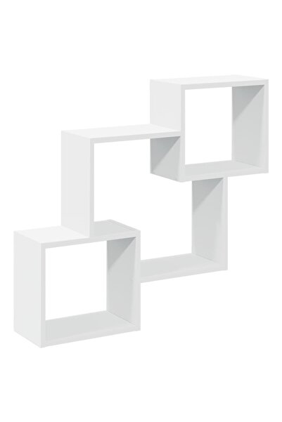 vidaxl Dulap de perete, alb, 78x18x71 cm, lemn prelucrat