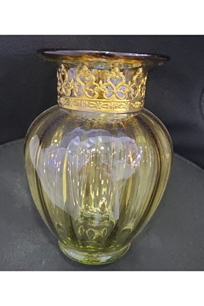 esdekor مزهرية زجاجية 22 سم عدد 1 قطعة