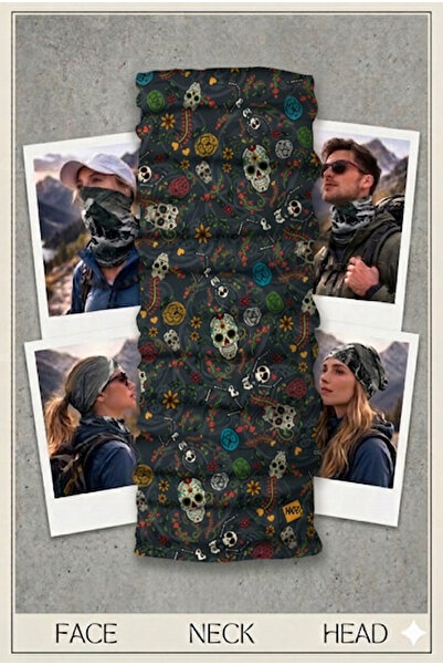 colizon Unisex Koşu Bisiklet Motor İçin Buff Boyunluk UV Korumalı Termal Maske