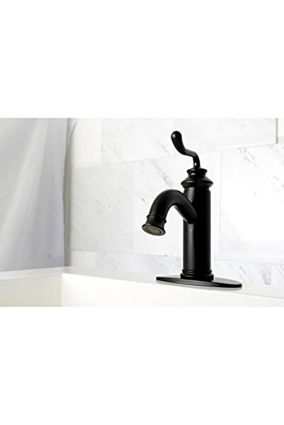 Yıldızan Terra Organik Ls5410Rl Royale Bathroom Faucet, Matte Black, 5.88 X 5...