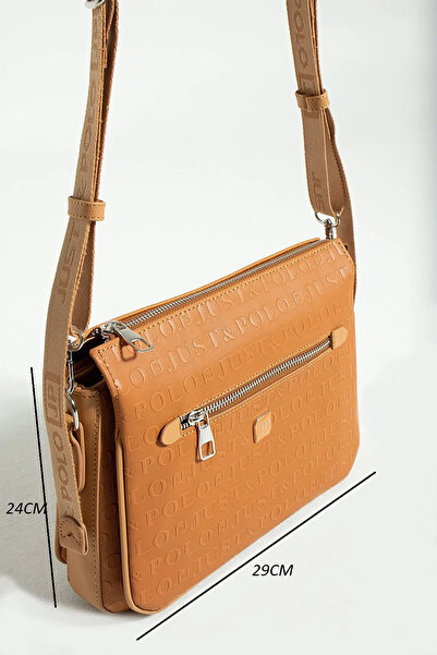 Just Polo Original Women's Tan Shoulder Bag 4013Mh