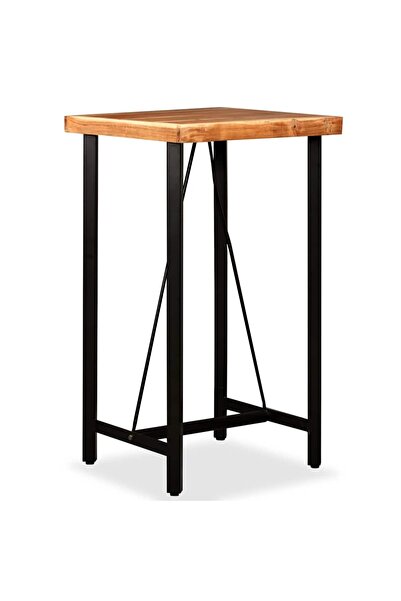 vidaxl Masă de bar, lemn masiv de acacia, 60 x 60 x 107 cm