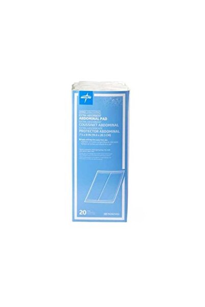 MEDLINE Sterile Abdominal Pads, 8" x 7.5", Cellulose Center for Rapid Absorpt...