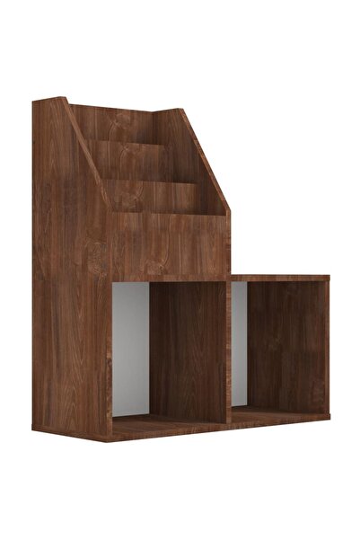 vidaxl Raft reviste copii, stejar maro, 71x30x78,5cm, lemn prelucrat