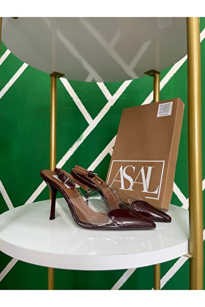 ASAL ayakkabıcılık Tasarım kalp detay stiletto