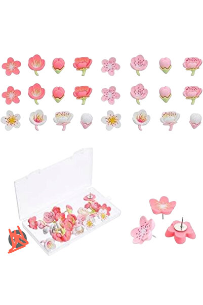 Mizan Ticaret Reçine çicek taş reçine kawaii çiçek raptiyeli kutulu 10 adet