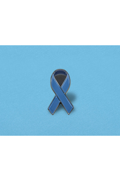 SKYPINZ Brooch - Blue Ribbon - Method of Attachment - Pin