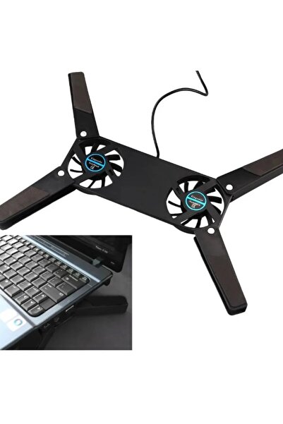 Luseron Taşınabilir Laptop Soğutucu - 2 Fanlı USB - Katlanabilir - Notebook S...