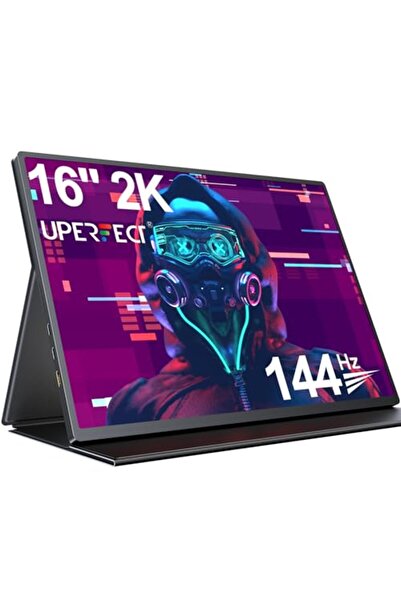 UPERFECT 2K 144Hz 16 İnç Taşınabilir Monitör, 2560x1600 16:10 1200:1 450 Nits...