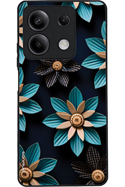 Other Θήκη Sonique Σειράς 3D Λουλουδιών για Xiaomi Redmi Note 13 5G Ανοιχτό Μπλε