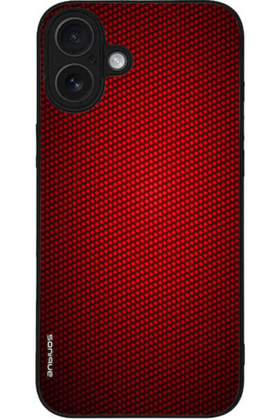 Other Θήκη Sonique Carbon Series για Apple iPhone 16 Plus Κόκκινη