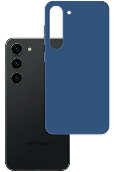3MK Ματ Πίσω Κάλυμμα Σιλικόνης 1.2mm Μπλε Μύρτιλο (Galaxy S23+)