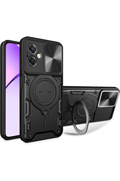 Techsuit Camguard Pro Πίσω Κάλυμμα Σιλικόνης Μαύρο (Galaxy A40)