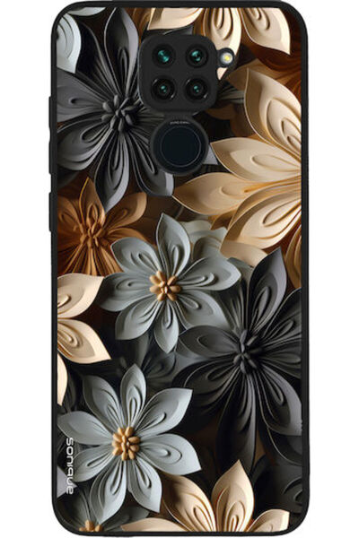 Other Θήκη Sonique Σειράς 3D Λουλουδιών για Xiaomi Redmi Note 9 Γκρι