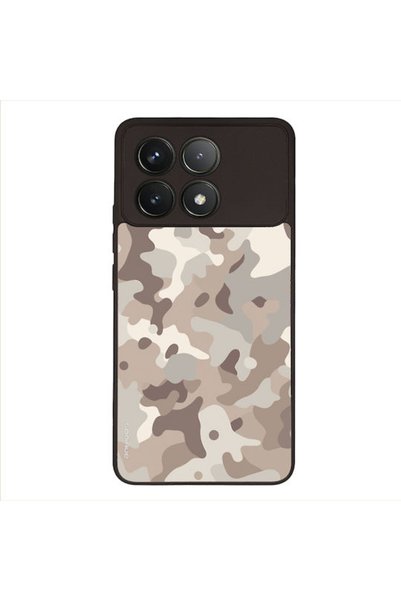 Other Θήκη Sonique Σειρά Στρατιωτικού Καμουφλάζ για Xiaomi Poco F6 Pro 5g Μπεζ