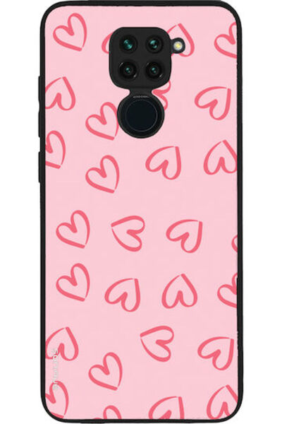 Other Θήκη Sonique Heart Series για Xiaomi Redmi Note 9 Ροζ