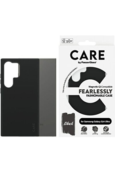 Panzer Glass PanzerGlass Fashion Qi Πίσω Κάλυμμα Μαύρο (Galaxy S24 Ultra) 116...