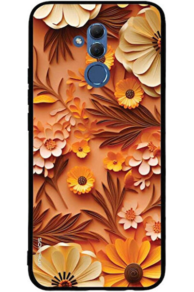 Other Θήκη Sonique Σειράς 3D Λουλουδιών για Huawei Mate 20 Lite Πορτοκαλί