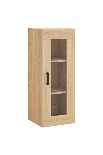 vidaxl Dulap montat pe perete, stejar sonoma, 34,5x34x90 cm