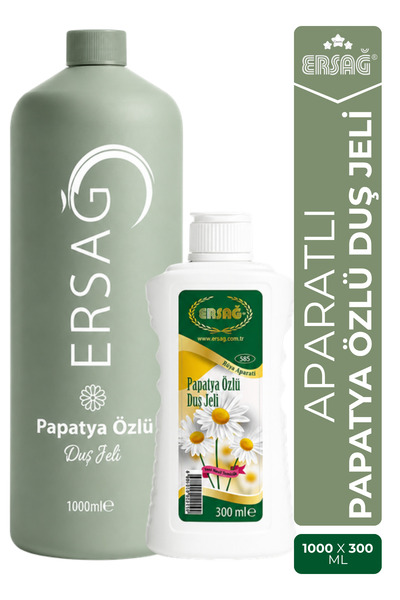 Ersağ Aparatlı Papatya Özlü Duş Jeli 1000ML