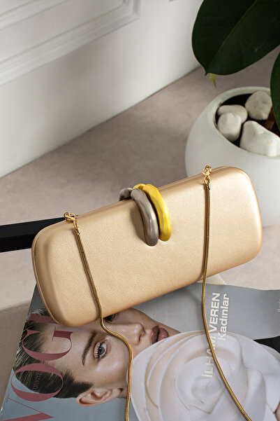 Benedetta Kadın METALİK DETAYLI CLUTCH