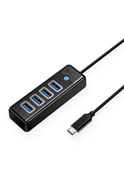 Orico Hub USB-C 4x USB-A 3.0 pentru laptop, PC, Macbook, conector de conectar...