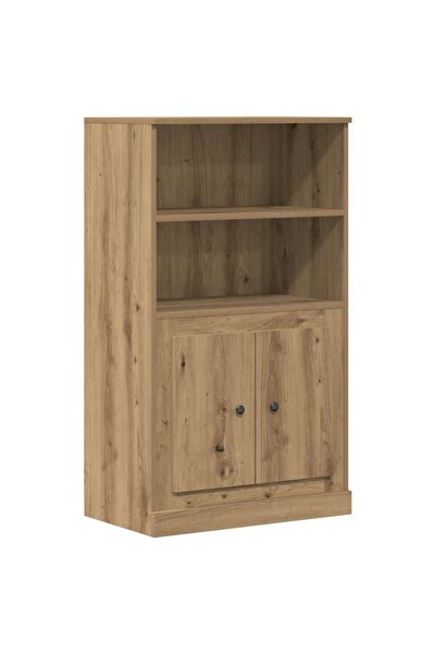 vidaxl Dulap înalt, stejar artizanal, 60x35,5x103,5 cm, lemn prelucrat