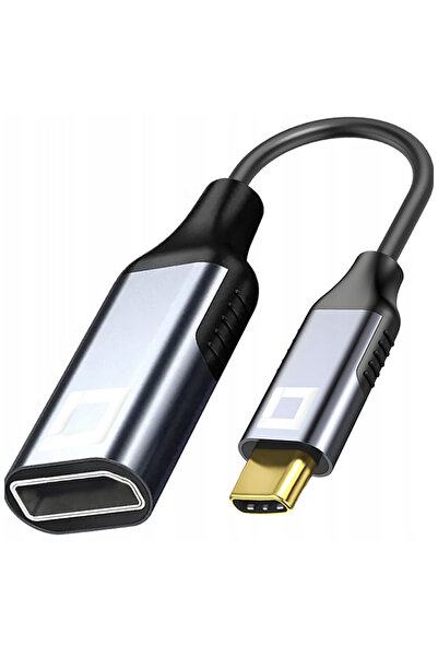 Co2 Adaptor USB-C DisplayPort 1.4, Cablu Adaptor USB Tip C DP 8K 60Hz
