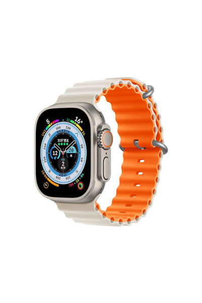 Devia Σειρά Deluxe Αθλητικό Λουράκι Σιλικόνης Μπεζ (Apple Watch 44/45/46mm/Ul...