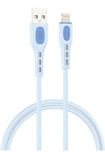 Xo Καλώδιο USB-A σε Lightning Μπλε 1μ (16.005.0343)