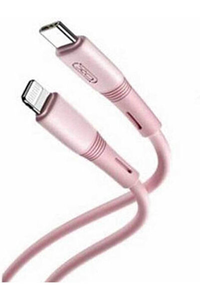 Xo Καλώδιο USB-C σε Lightning 27W Ροζ (16.005.0249)