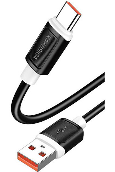 KAKUSİGA Καλώδιο USB 2.0 USB-C αρσενικό - USB-A Μαύρο 1μ (KSC-998-C-BK)
